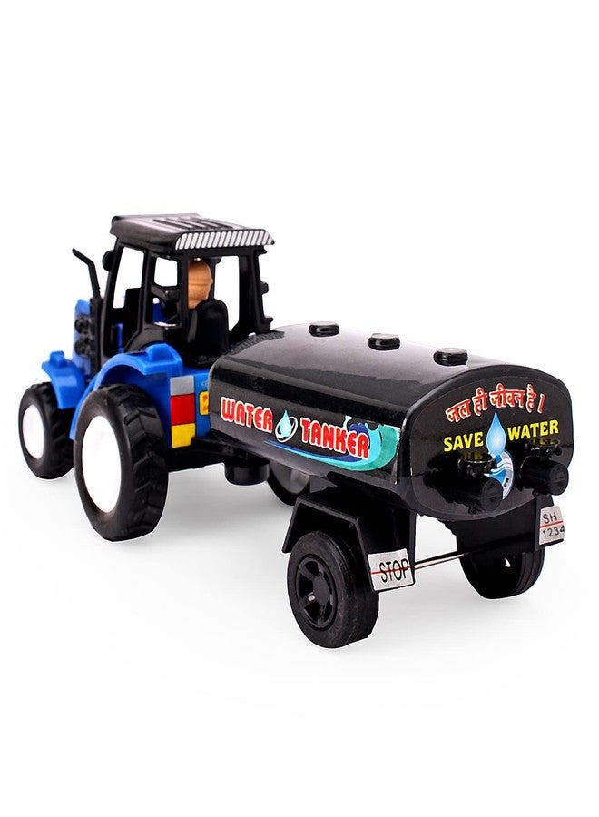 Shinsei Tractor Water Tanker Maintenance Free Pullback Spring Action Race Toy Gift for Boys 3+ Years. Strong ABS Plastic, NO Sharp Edges, BIS Certified. Pack of 1, Color Blue - Image 5